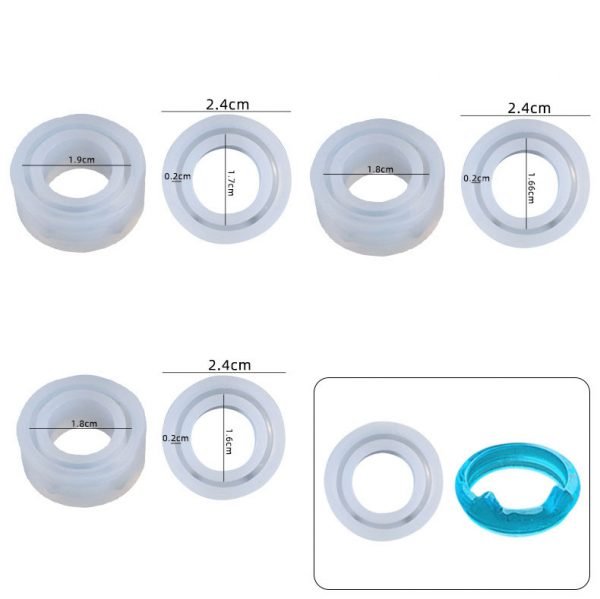 Cute Cat Ear Style Rings Mold Handmade DIY - Image 2